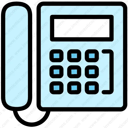  Download Telephone Vector Icon Inventicons Calculator Png Tel Icon Vector