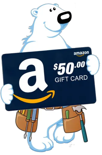  Polar Bear Heating U0026 Cooling Gift Card Amazon Png Snow Bear Icon Png