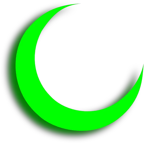  Download Transparent Moon Clip Art Free Green Cresent Clip Green Crescent Moon Png Moon Clipart Transparent Background