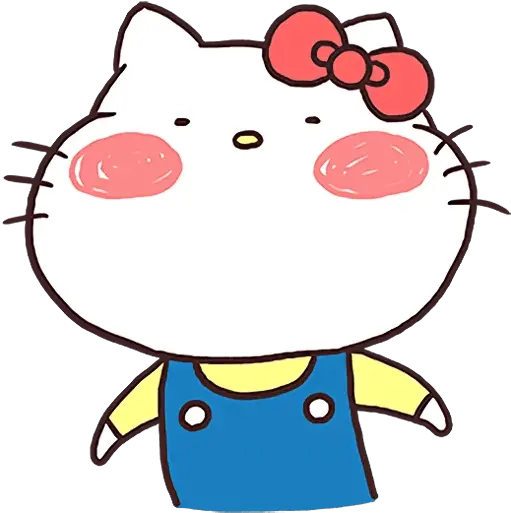  Hello Kitty Telegram Sticker English Hello Kitty Usamaru Png Hello Kitty Icon Pack