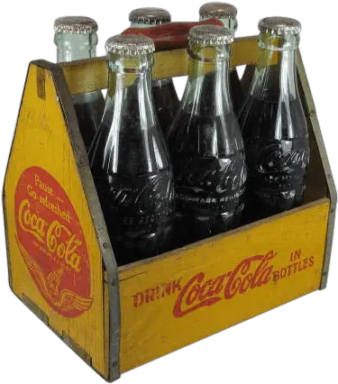  Vintage Coca Cola Bottle Carrier Png Glass Bottle Coca Cola Bottle Png