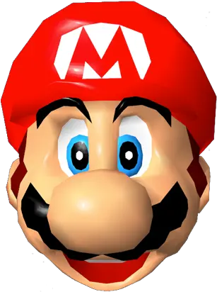  Mario Super Mario 64 Face Png Mario Head Png