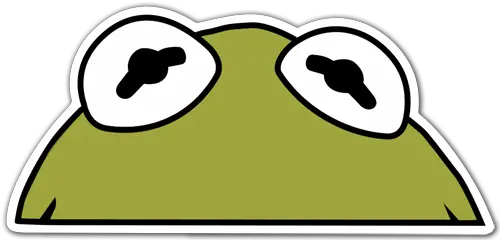  Car U0026 Motorbike Stickers Kermit The Frog Face Mask Full Jim Henson Company Png Kermit Png