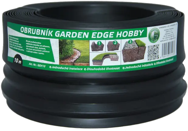  Obrubník Garden Edge Hobby 10 M Erný Png Icon Plastics