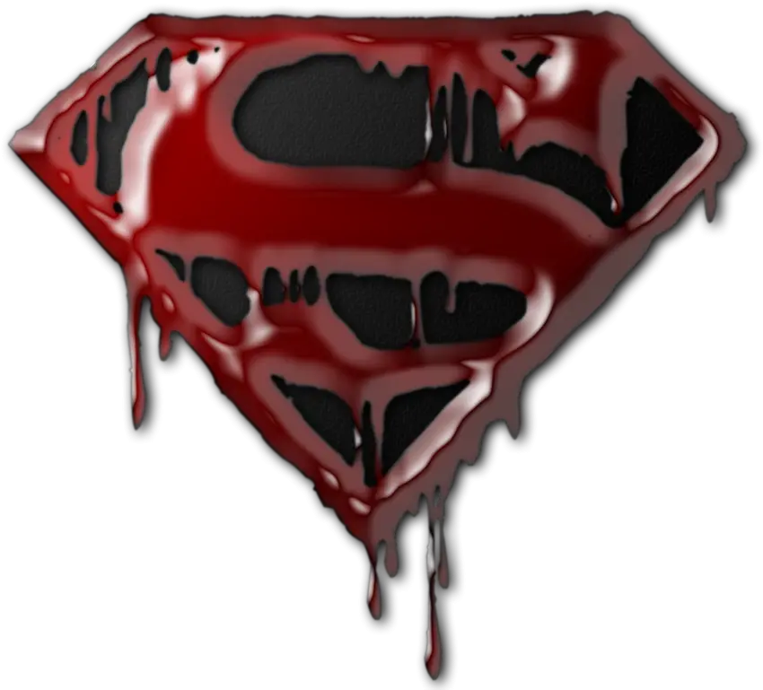  Superman Prime Superboy S Scar Superman Logo Con Sangre Png Superman Logog