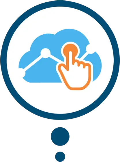  One Click Access To Key Cloud Performance Metrics On A Circle Png Cloud Platform Icon Png