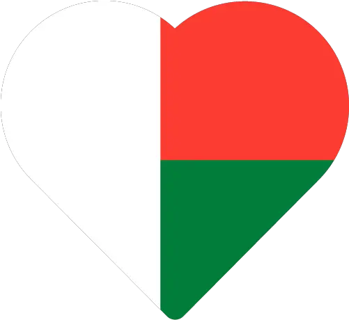  Vector Country Flag Of Madagascar Heart Vector World Flags Vertical Png Mg Icon