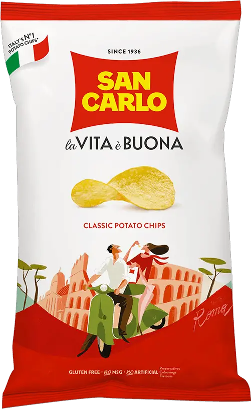  San Carlo Classica Potato Chips Tutto Gourmet Foods Inc San Carlo Png Potato Chips Icon