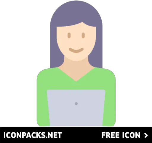  Free Laptop And Woman Icon Symbol Png Svg Download Metaverse Icon Lady Icon