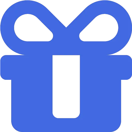  Royal Blue Gift 5 Icon Free Royal Blue Party Icons Green Gift Icon Png Present Icon