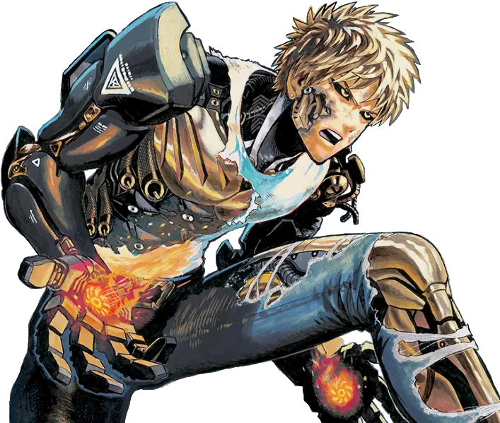  Cyborg Prince One Punch Man Genos Png Saitama Transparent