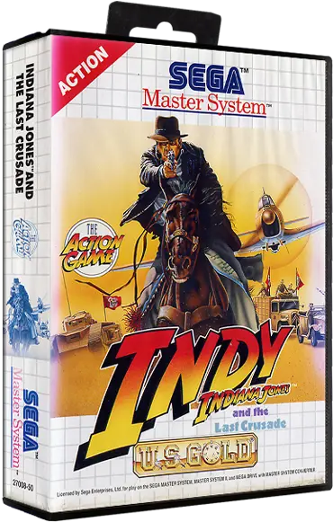  Download Indiana Jones And The Last Crusade Indiana Jones Indiana Jones Sega Master System Cover Png Sega Master System Logo