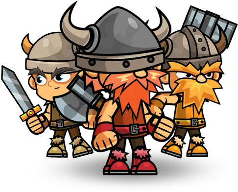  The Vikings U2013 Character Set Game Art Partners Cartoon Png Vikings Png