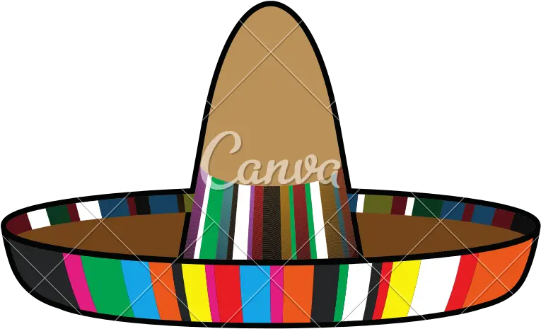  Isolated Mexican Hat Icons By Canva Clip Art Png Mexican Hat Png