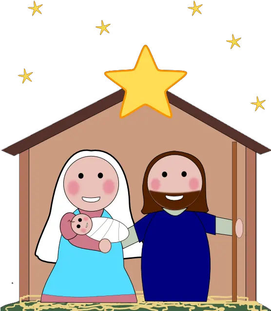  Download Free Nativity Silhouette Images Png Image Clipart Easy Cartoon Nativity Scene Nativity Star Png