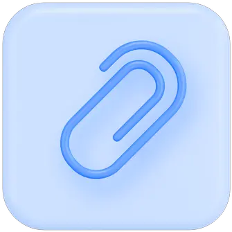  Paper Clip 3d Illustrations Designs Images Vectors Hd Solid Png Paper Clip Icon