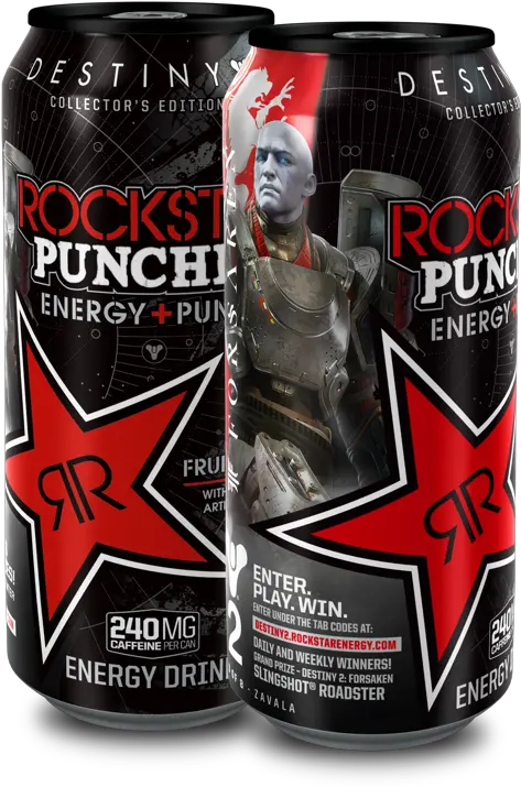  Download Punched Zavala Rockstar Destiny 2 Forsaken Png Rockstar Energy Drink Destiny 2 Forsaken Logo