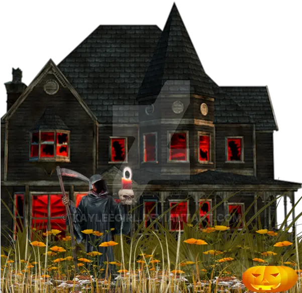  Tubes Png Haunted House 3d Building Mansion Haunted House Png