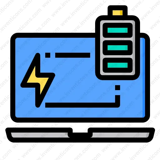  Download Laptop Battery Vector Icon Inventicons Laptop Battery Vector Png Smart Board Icon