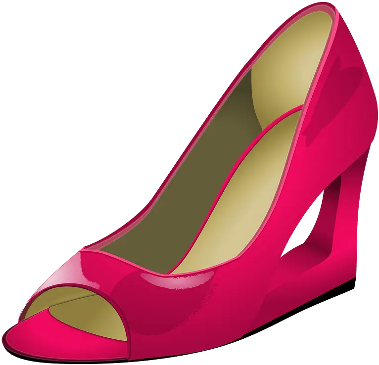  Pink High Heel Clipart Shoe Png Heel Png