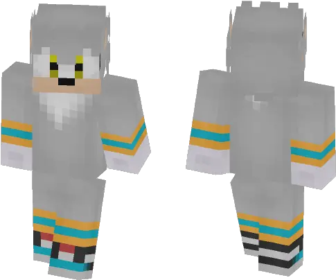  Silver The Hedgehog Minecraft Skin Wither Boss Skin Minecraft Png Silver The Hedgehog Png