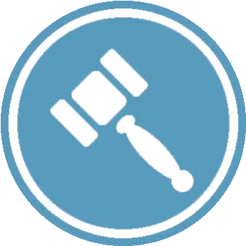  Download Gavel Logo Blue Governance Icon Png Blue Full Law Icon White Png Gavel Icon Png