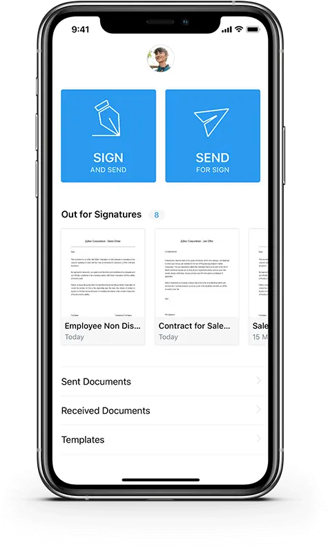  Zoho Sign Mobile App Free Esignature App Share Icloud Storage With Family Png Cell Phone Icon Email Signature