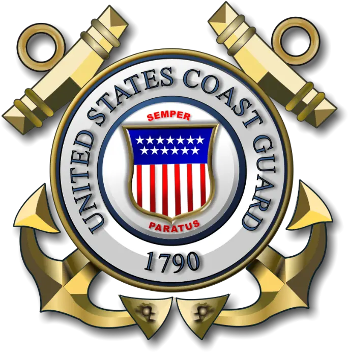  3 Auguston This Day In Us Coast Guard History 1812 Us Coast Guard Logo Clipart Png Coast Guard Logo Png