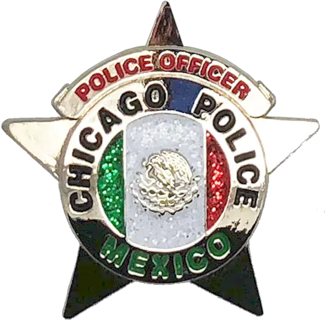  Chicago Police Department Star Lapel Badge Png Glitter Force Logo