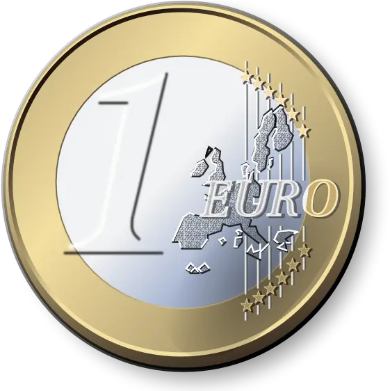  Free Vector One Euro Coin Clip Art Euro Coin Transparent Png Coin Transparent Background