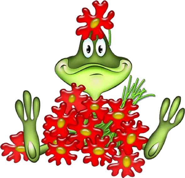  Funny Frog Cartoon Animal Clip Art Imagesall Png Kermit Transparent