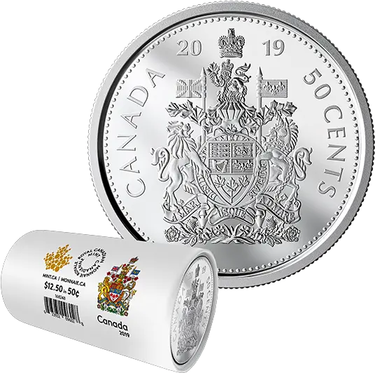  50 Canada 50 Cent 2019 Png Money Roll Png