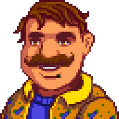  Stardew Valley Transparent Png Images Stardew Valley Character Gus Stardew Valley Png