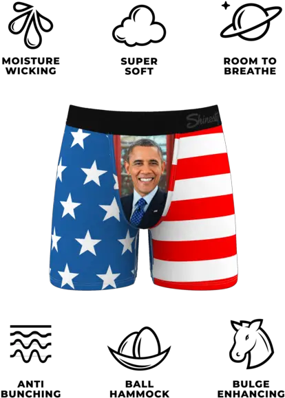  The Obama Presidential Ball Hammock Pouch Underwear Obama Ball Sack Png Obama Twitter Icon