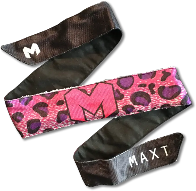  Download Maxt Pink Leopard Paintball Headband Headband Sock Png Headband Png