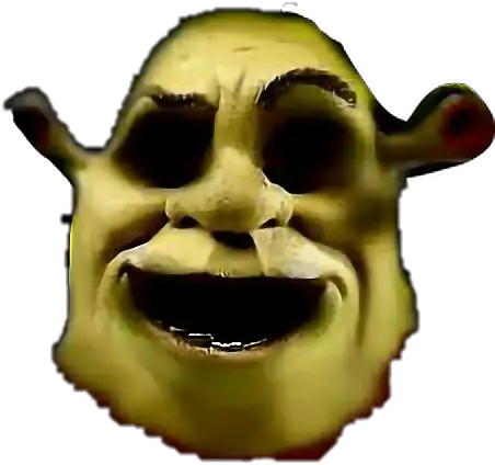  Download Ahhhhh Spooky Scary Shrek Shrekisloveshrekislife Scary Shrek Png Memes Transparent Background