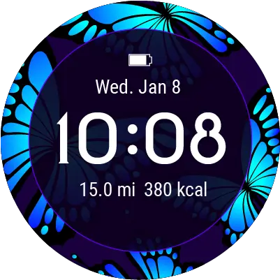  Animal Butterfly Garmin Connect Iq Dot Png Butterfly Icon Text