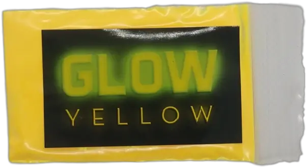  Yellow Glow Powder For Epoxy Resin Label Png Yellow Glow Png