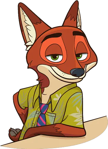  Vk Sticker 5 From Collection Nick Wilde Download For Free Png