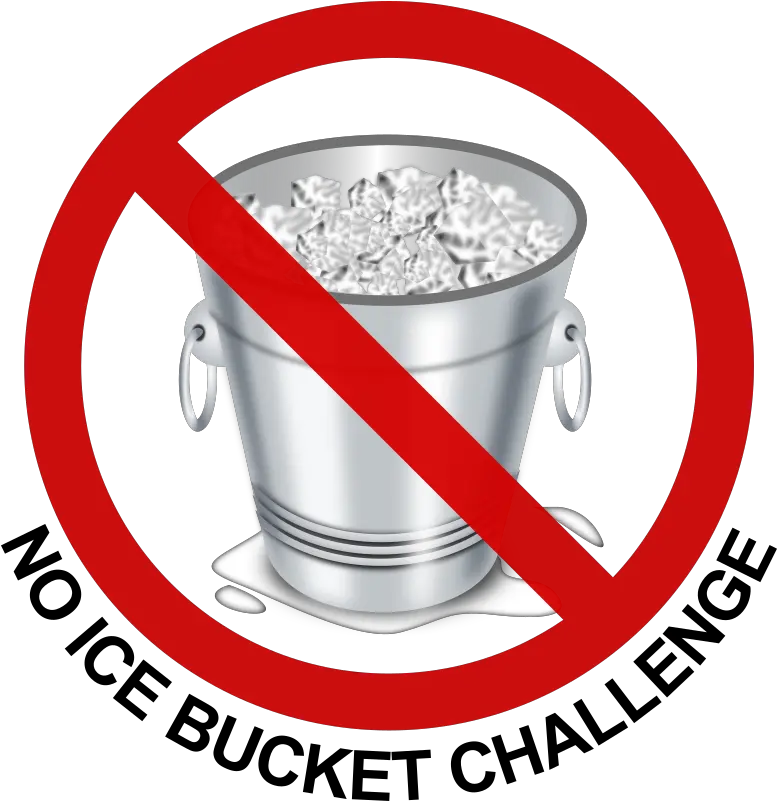  No Ice Bucket Challenge Language Png Ice Bucket Challenge Icon