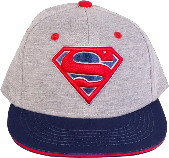  Dc Comics Superman Logo Grey Cap Baseball Cap Png Red Superman Logo