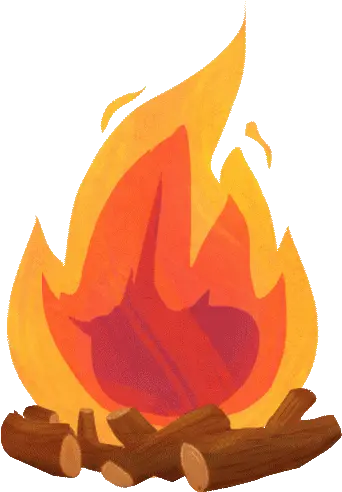  Bonfire Clipart Gif Png Flame Transparent