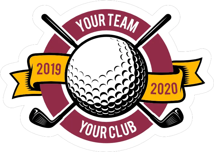  Golf Clubs Crossed Sticker For Golf Png Golf Icon Crossed Clubs