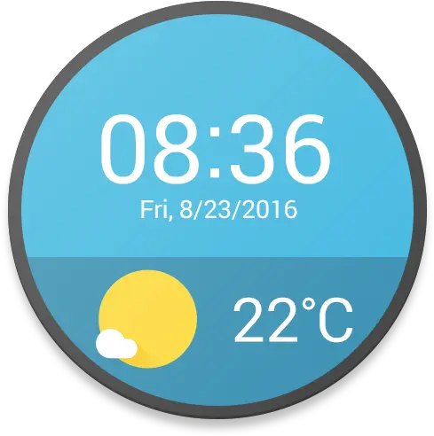  Material Weather Watch Faces Watch Face Weather Png Weather Icon For Blackberry