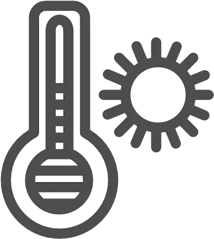  Warm Thermometer Heat Free Icon Of Travelling Icons Iipart Temperature Icon Sun Png Heat Map Icon