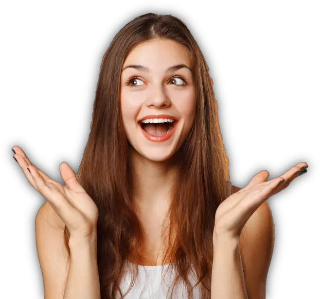  Indian Girl Surprise Face Png Images Happy Woman Png Transparent Shocked Face Transparent