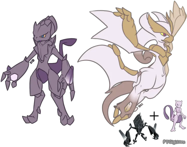  Mega Mewtwo Y U2013 Ptgigi Necrozma Fusion Png Mewtwo Transparent