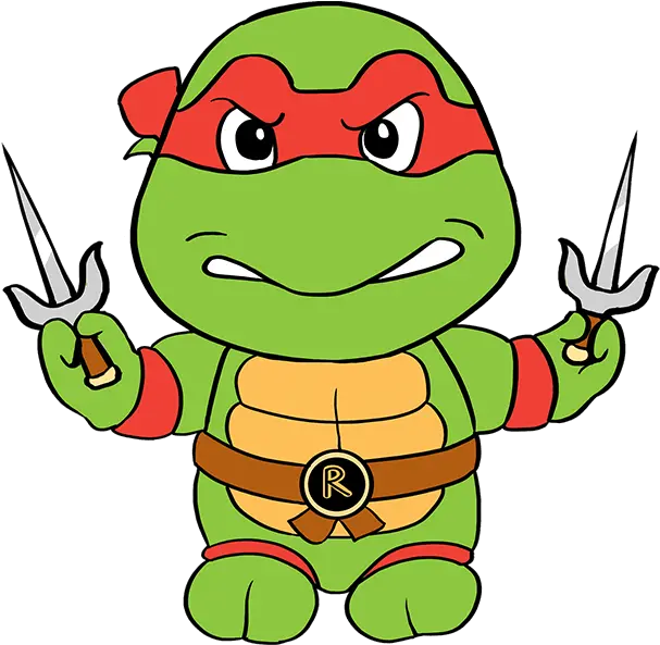  How To Draw Raphael From Teenage Mutant Ninja Turtles Step By Step Easy Ninja Turtle Drawing Png Ninja Turtle Icon