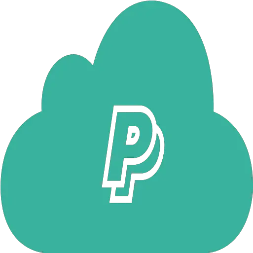  Getway Money Payment Paypal Icon Green Cloud Icon Set Png Paypal Logo Png