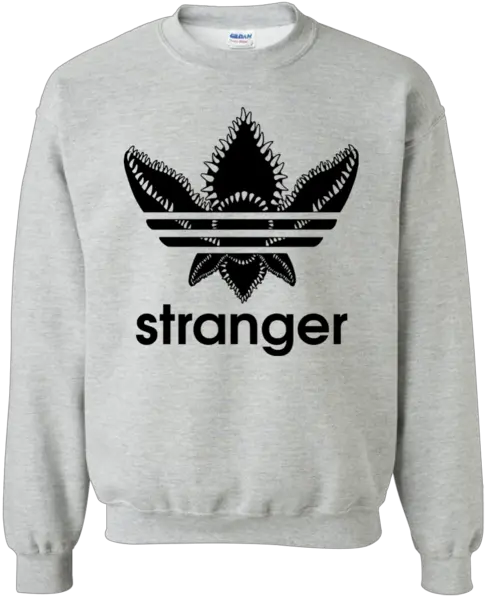  Stranger Things Demogorgon Adidas Shirt Hoodie Sudadera Adidas Stranger Things Png Adidas Logo 2018